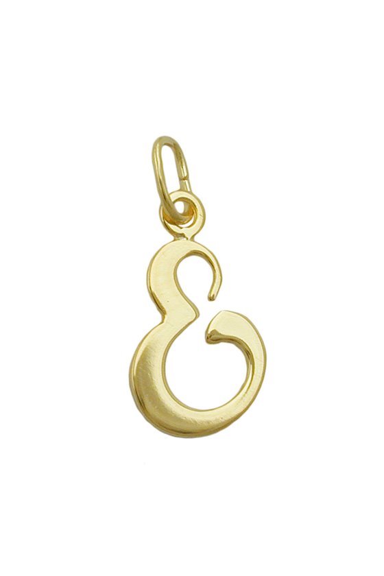 PENDANT LETTER E 8K GOLD