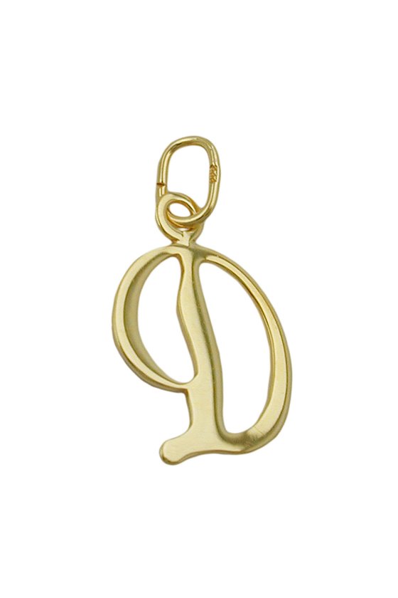 PENDANT LETTER D 8K GOLD