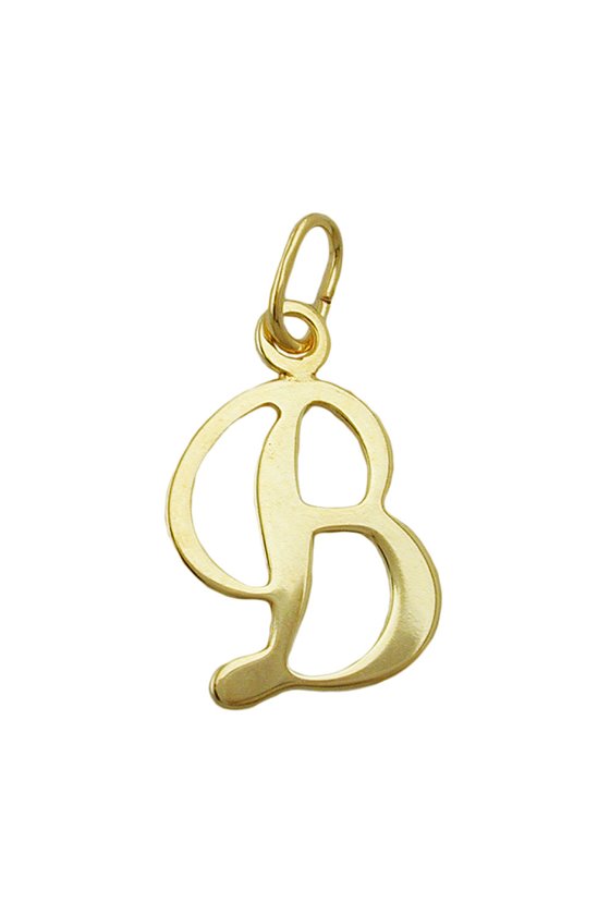 PENDANT LETTER B 8K GOLD