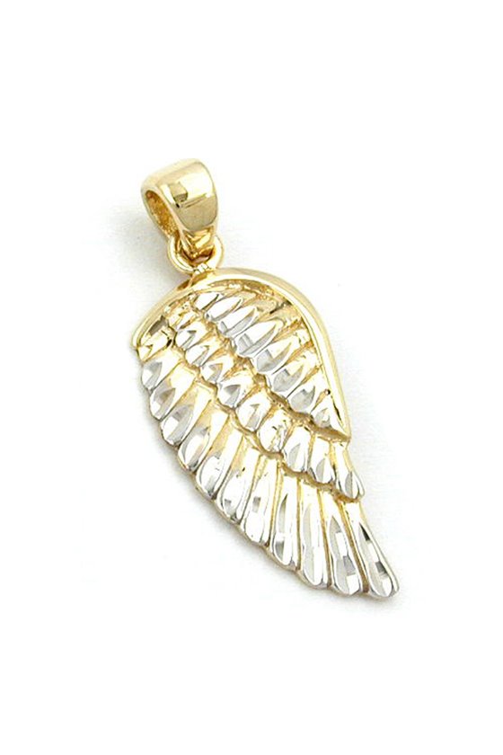 PENDANT ANGEL WING 9K GOLD