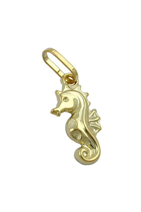 PENDANT LITTLE SEA HORSE 9K GOLD