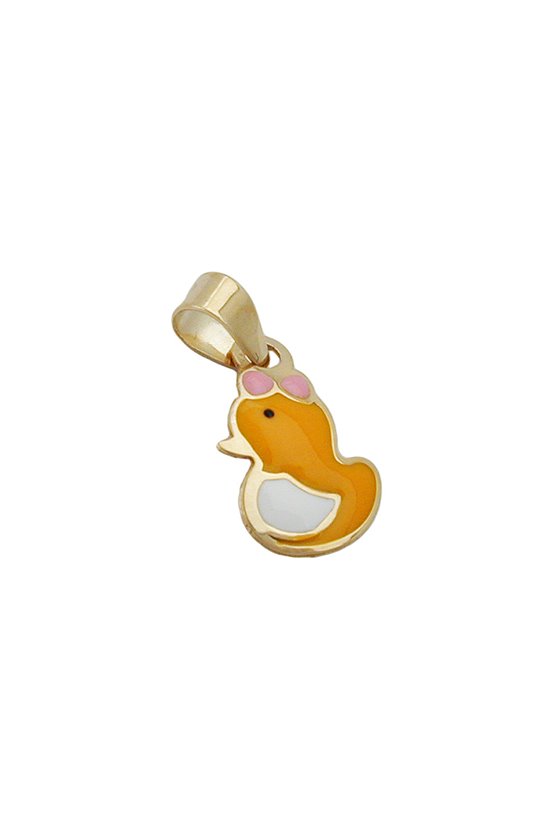 PENDANT DUCK 9K GOLD