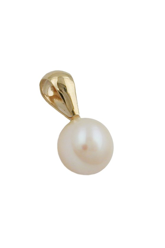 PENDANT FRESHWATER PEARL 6MM 9K GOLD