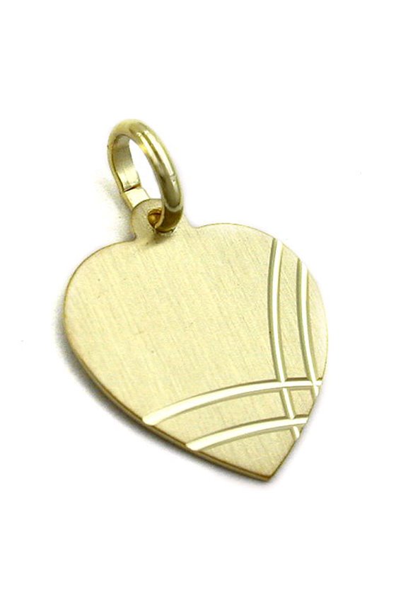 PENDANT HEART 9K GOLD