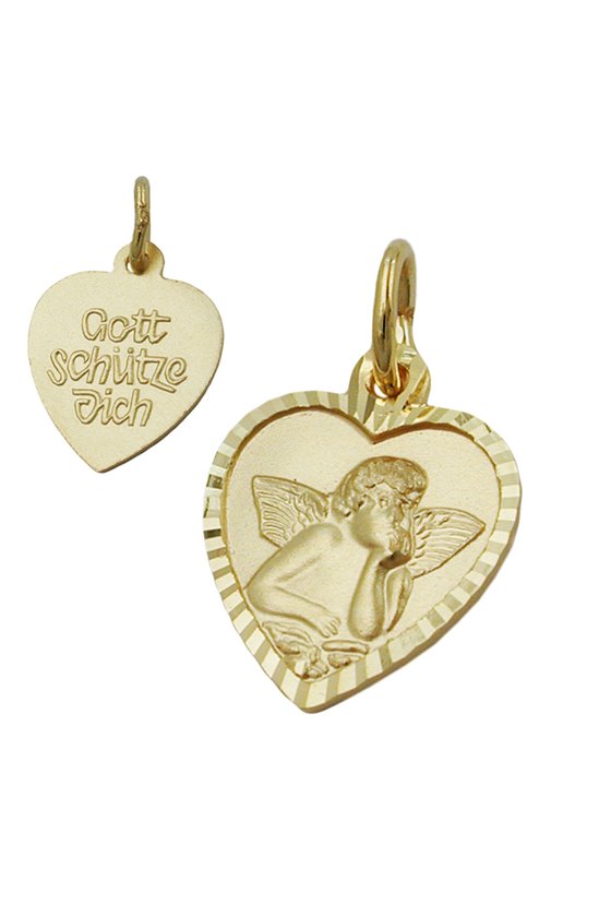 PENDANT BABY'S CHRISTENING 9K GOLD