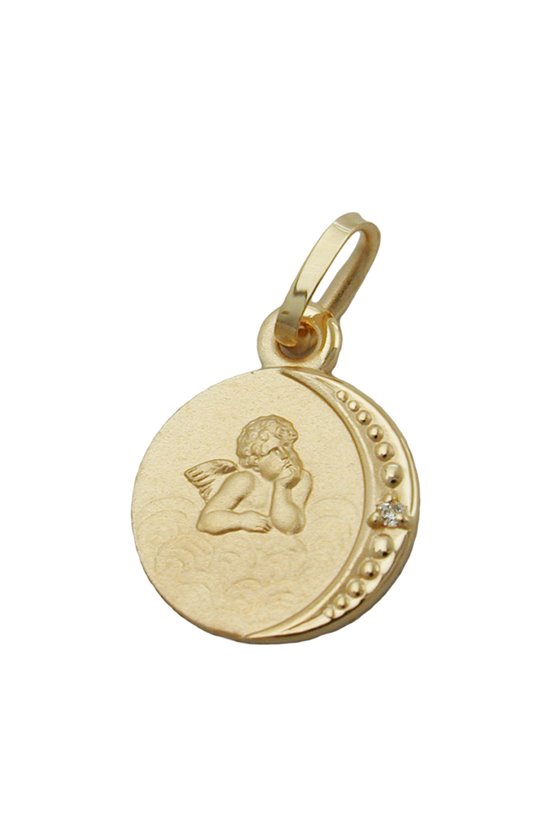 PENDANT BABYS CHRISTENING 9K GOLD