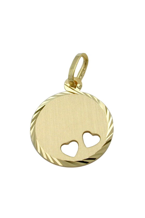 PENDANT ENGRAVEABLE 9K GOLD