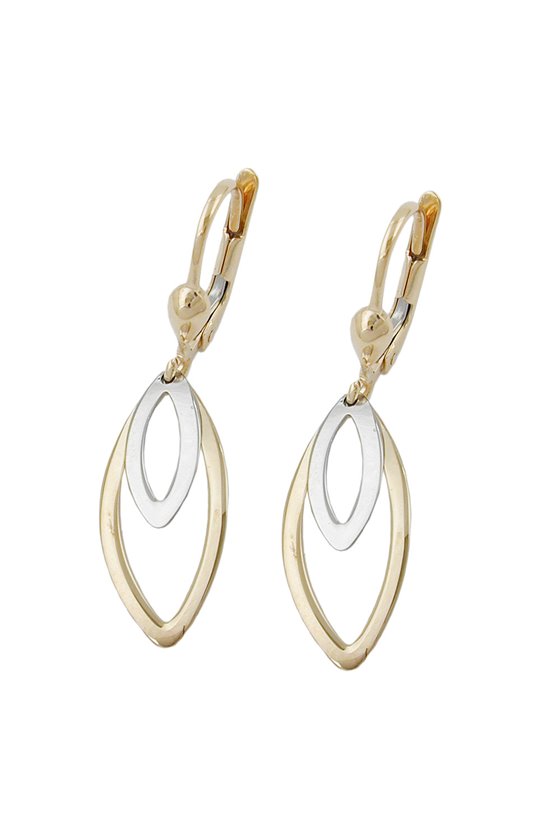 EARRINGS LEVERBACK 9K GOLD