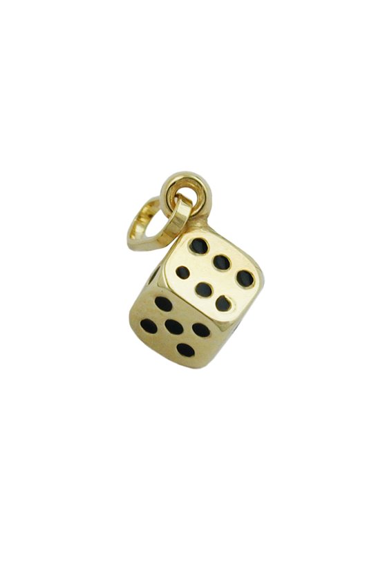 PENDANT DICE 9K GOLD
