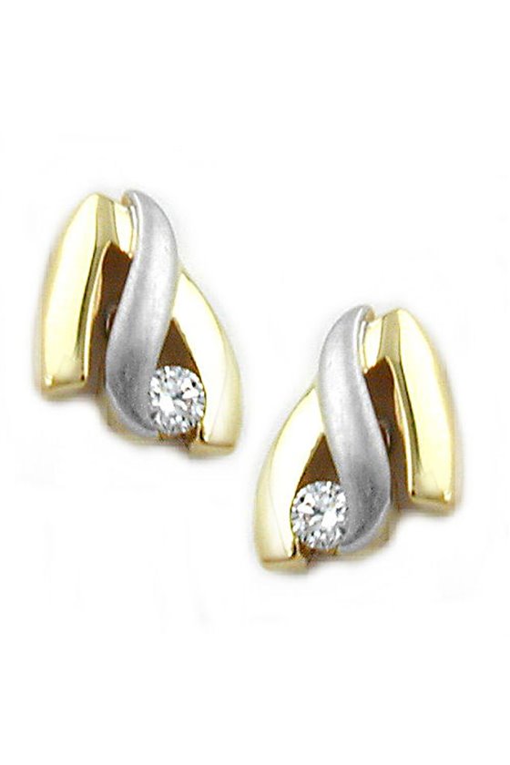 EARRINGS ZIRCONIA 9K GOLD