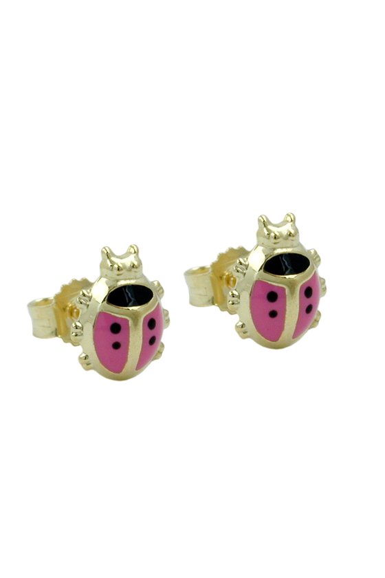 EARRINGS LADYBIRD 9K GOLD