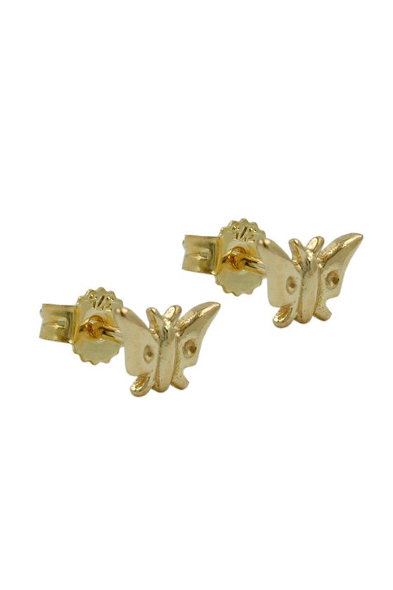 STUD EARRINGS BUTTERFLY 9KT GOLD