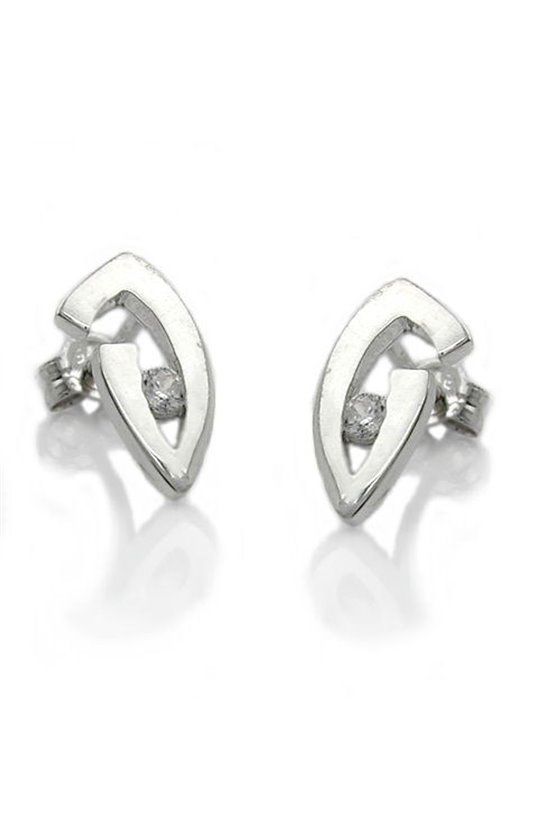 EARRINGS FANTASY-DESIGN 9K WHITE-GOLD