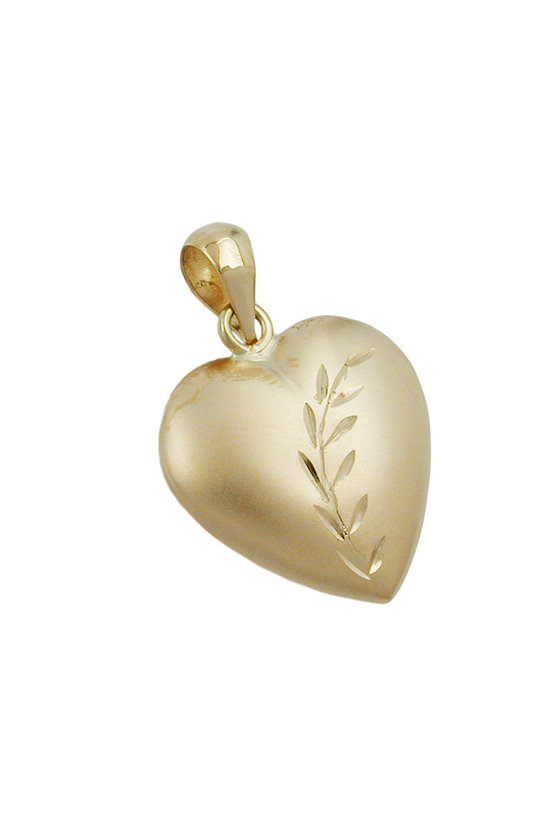 PENDANT HEART 9K GOLD