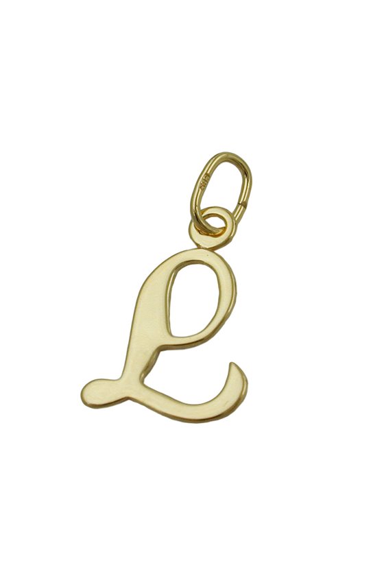 PENDANT LETTER L 14K GOLD