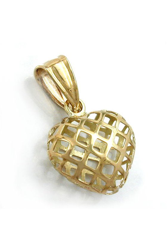 PENDANT HEART 9K GOLD