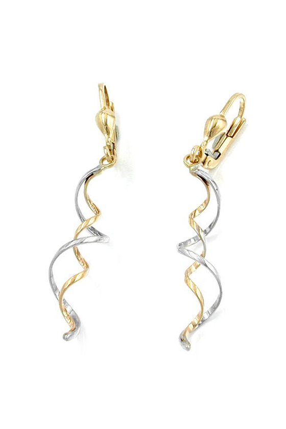 EARRINGS LEVERBACK 9K GOLD