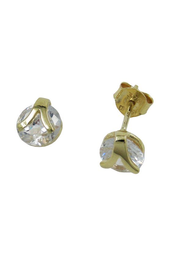 EARRINGS ZIRCONIA 9K GOLD