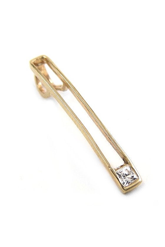 PENDANT ZIRCONIA 9K GOLD