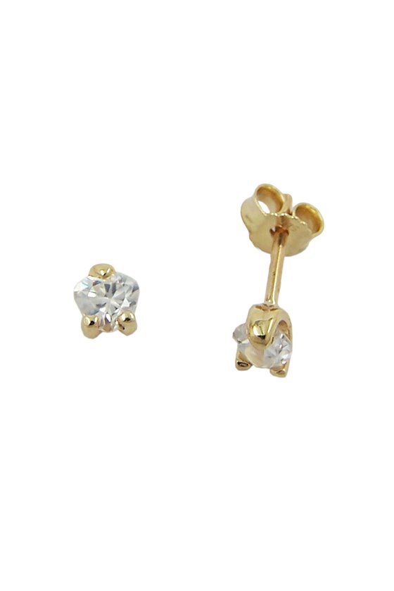 EARRINGS ZIRCONIA 9K GOLD