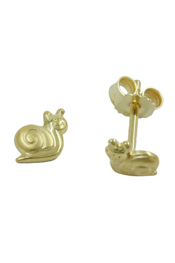 EARSTUDS SNAIL MATTE 9K GOLD
