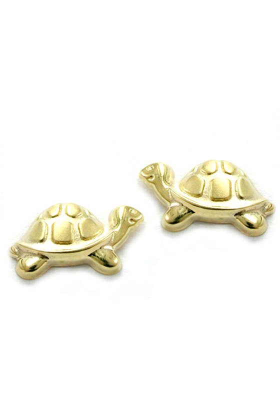 EARRINGS TURTLES 9K GOLD