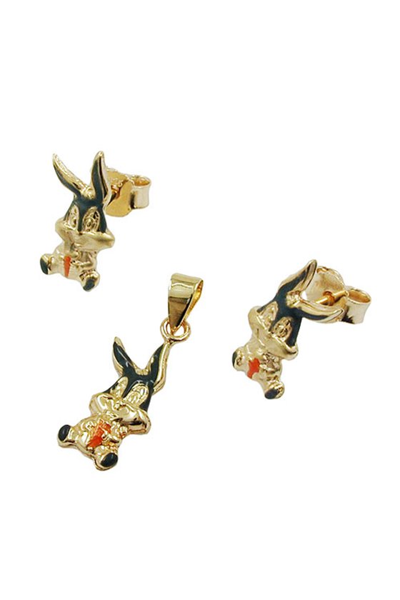 SET FOR KIDS BUGS BUNNY 9K GOLD