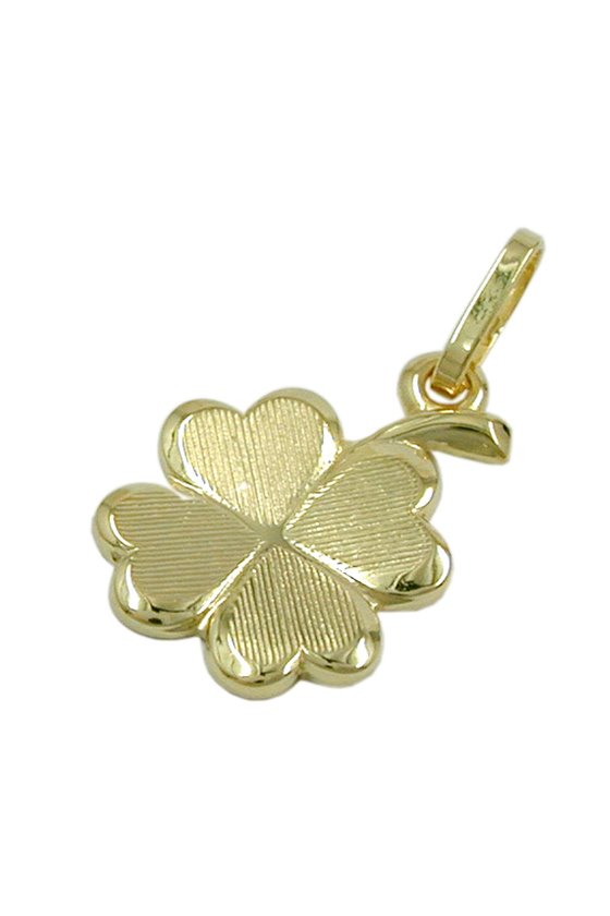PENDANT CLOVER LEAF 9K GOLD