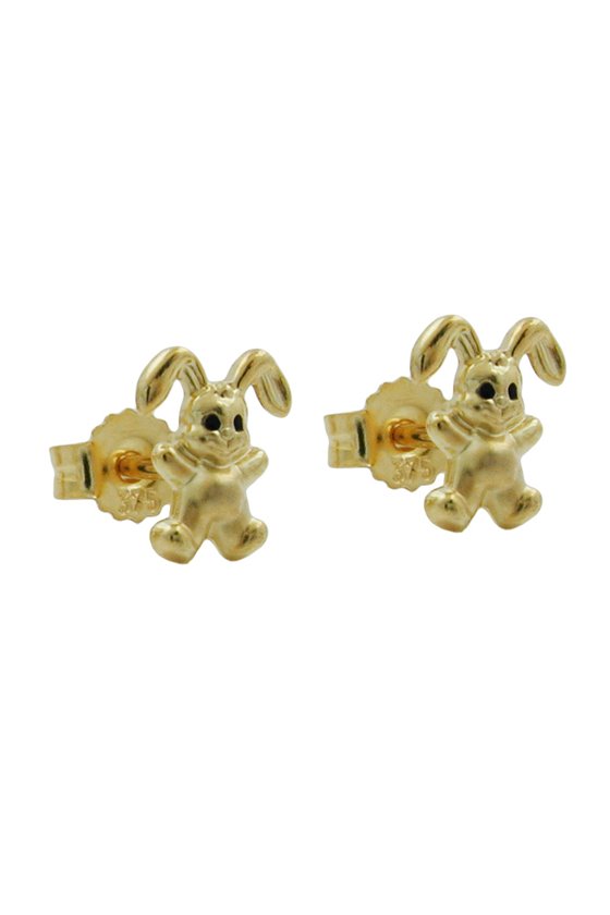 STUD EARRINGS LITTLE RABBIT 9K GOLD