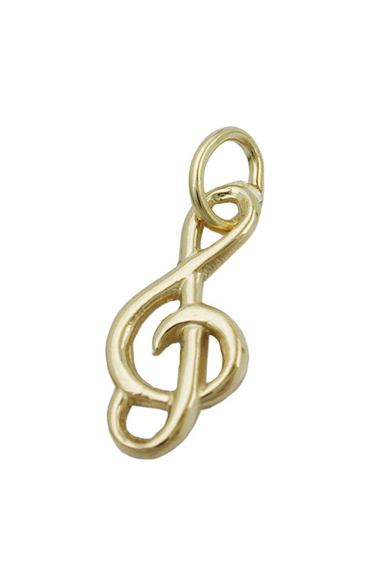 PENDANT TREBLE CLEF 14K GOLD