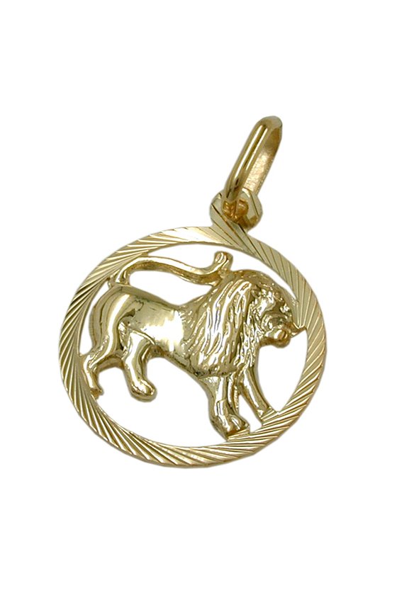 PENDANT ZODIAC SIGN LEO 9K GOLD