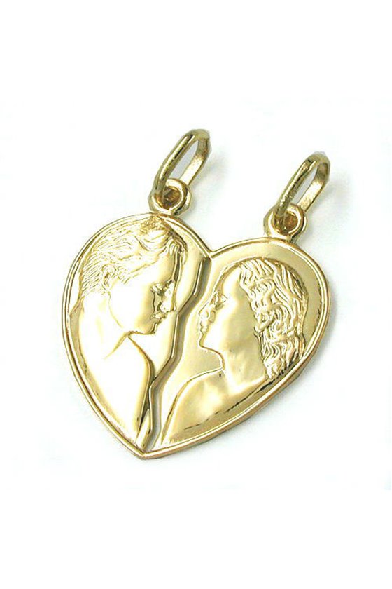 PENDANT FRIENDSHIP FEMALE & MALE 14K GOLD