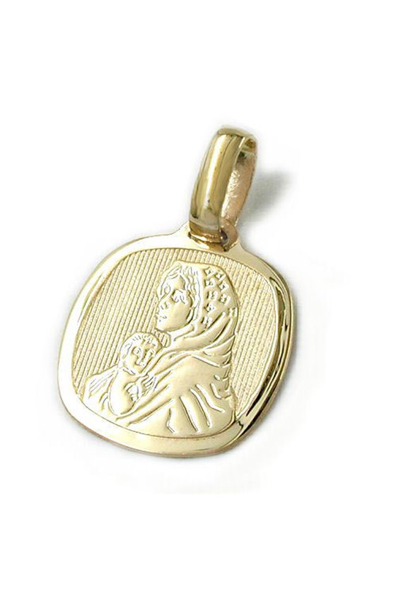 RELIGIOUS MEDAL MOTHER MARY 14KT GOLD