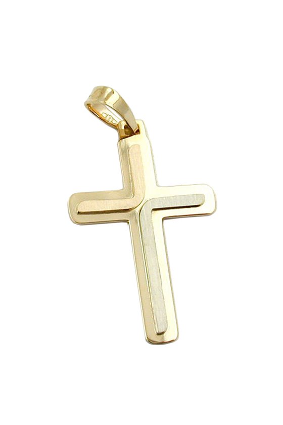 PENDANT BIG CROSS 14K GOLD
