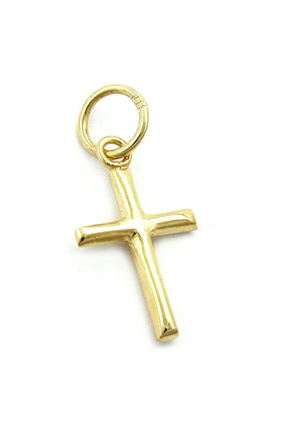 PENDANT SMALL CROSS 8K GOLD
