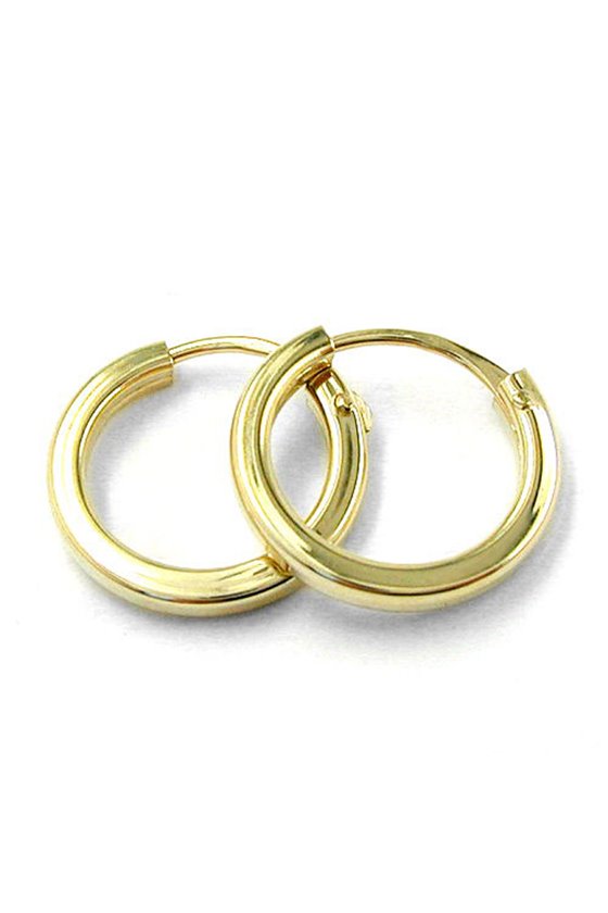 HOOP EARRINGS 11MM 9K GOLD