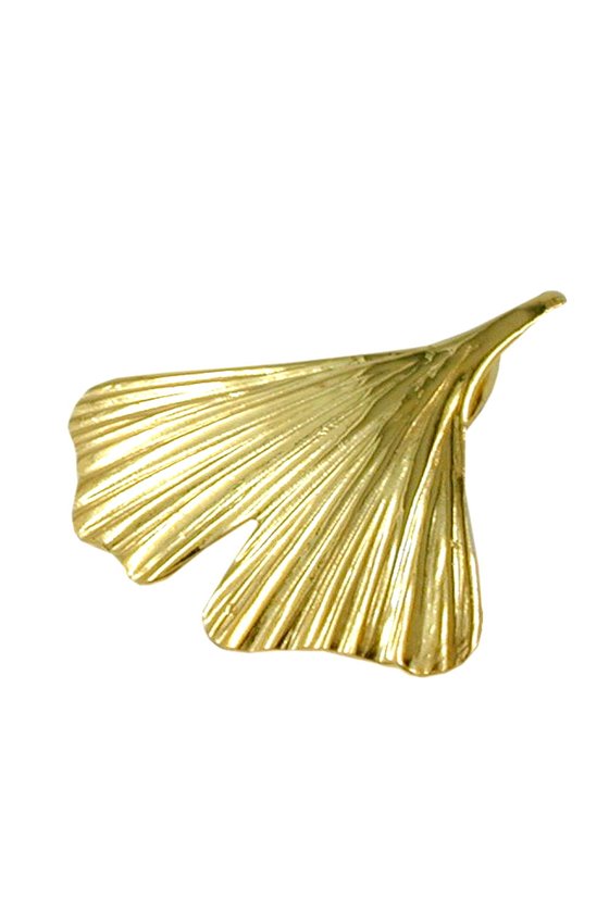 PENDANT GINGKO LEAF 20 MM 9K GOLD