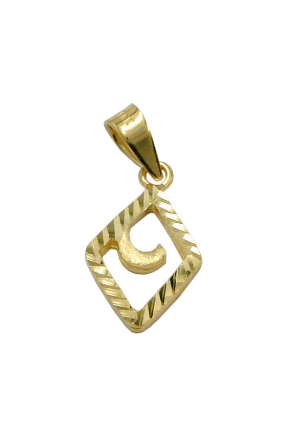 PENDANT TRAPEZIUM 8K GOLD