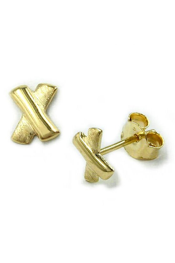 EARRINGS SMALL X 8K GOLD