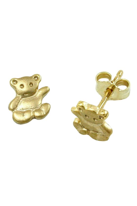 EARRINGS BEARS 8K GOLD