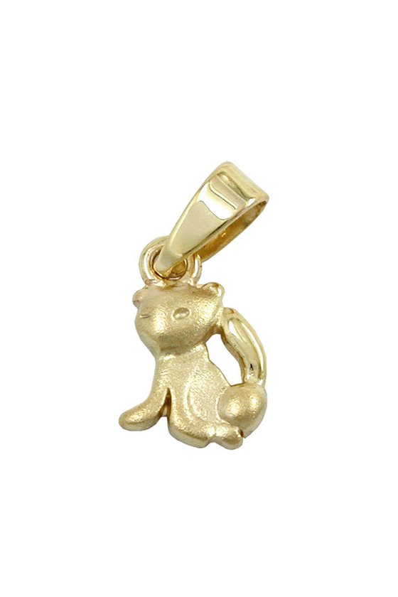 PENDANT CAT 8K GOLD