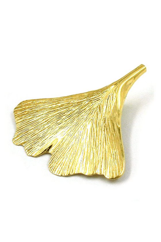PENDANT GINKOO LEAF 9K GOLD