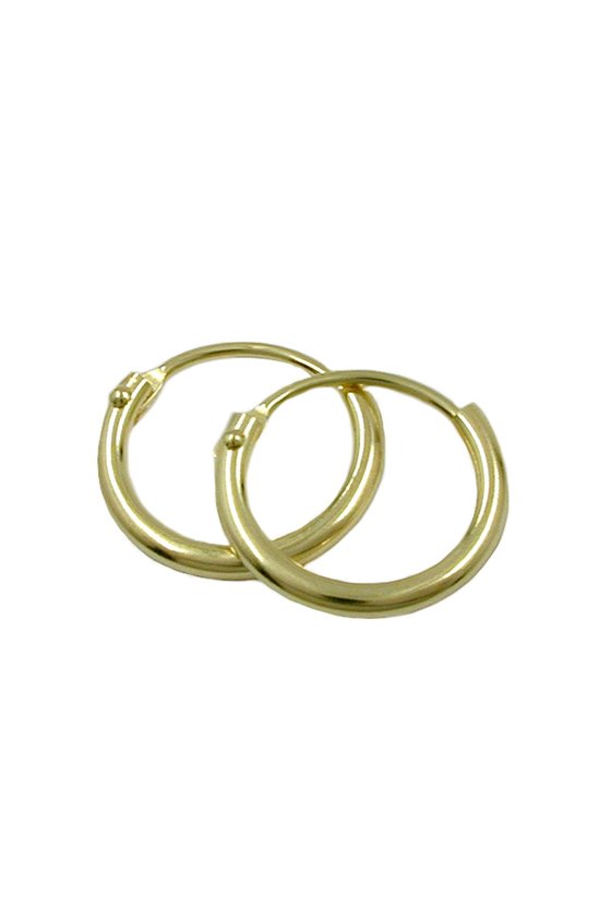 HOOP EARRINGS 11MM 9K GOLD