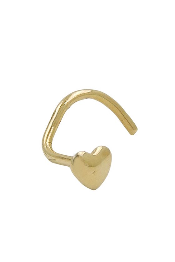 NOSE STUD HEART 1,5MM 18K GOLD
