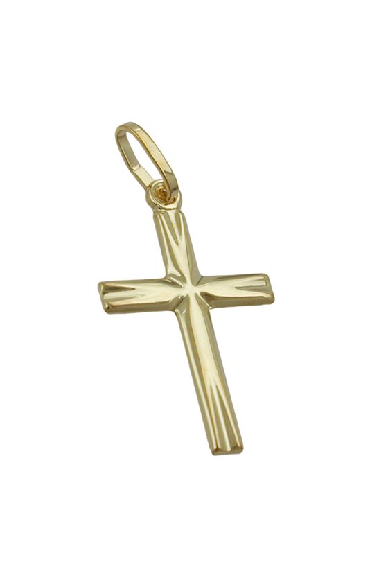 PENDANT SMALL CROSS 14KT GOLD