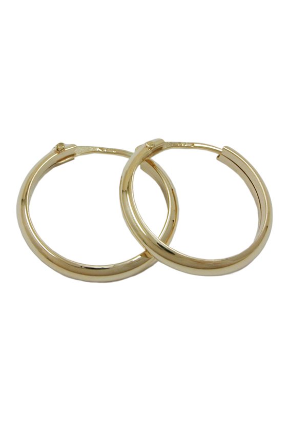 HOOP EARRINGS 13MM 9K GOLD