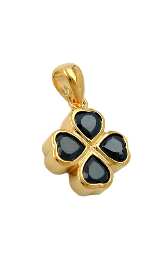 PENDANT CLOVER LEAF 3 MICRON GOLD-PLATED