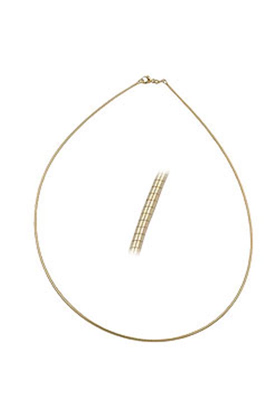 CHAIN NECKLACE TONDA ROUND 1.2MM GOLD PLATED