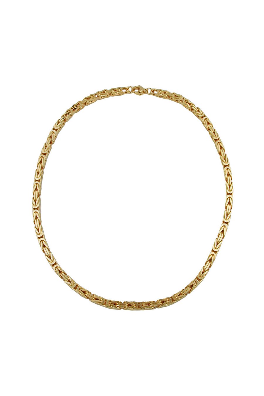 BRACELET BYZANTINE CHAIN GOLD PLATED