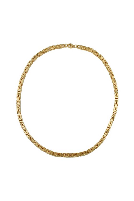 BRACELET BYZANTINE CHAIN GOLD PLATED